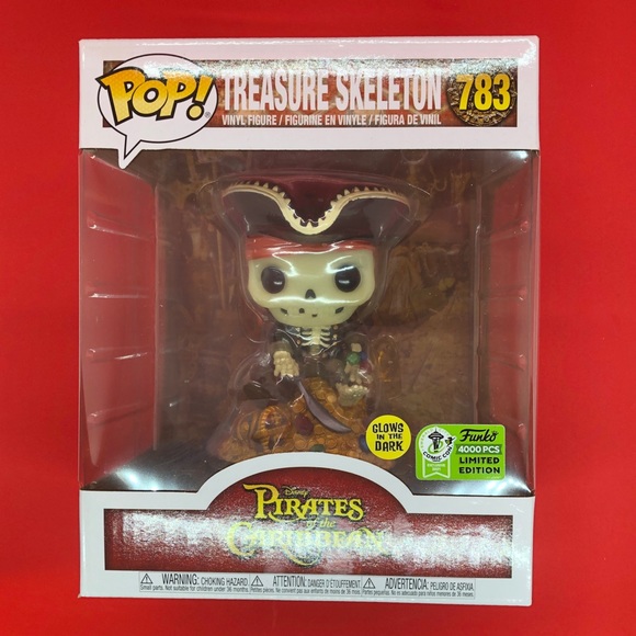 Funko Pop Treasure Skeleton #783 Pirates Of The Caribbean 2021